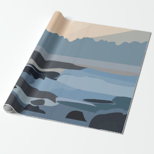 Ocean Sea Sky Nature  Wrapping Paper