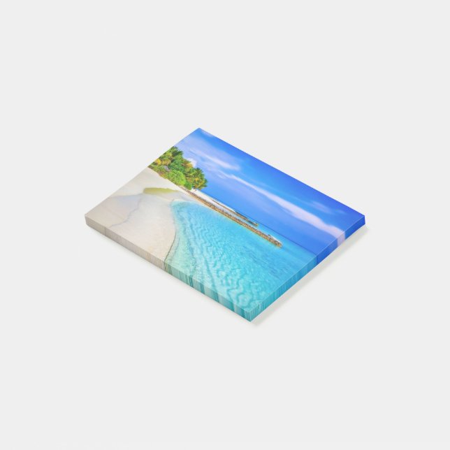 Ocean Sea Tropical Beach Post-it Notes (Angled)