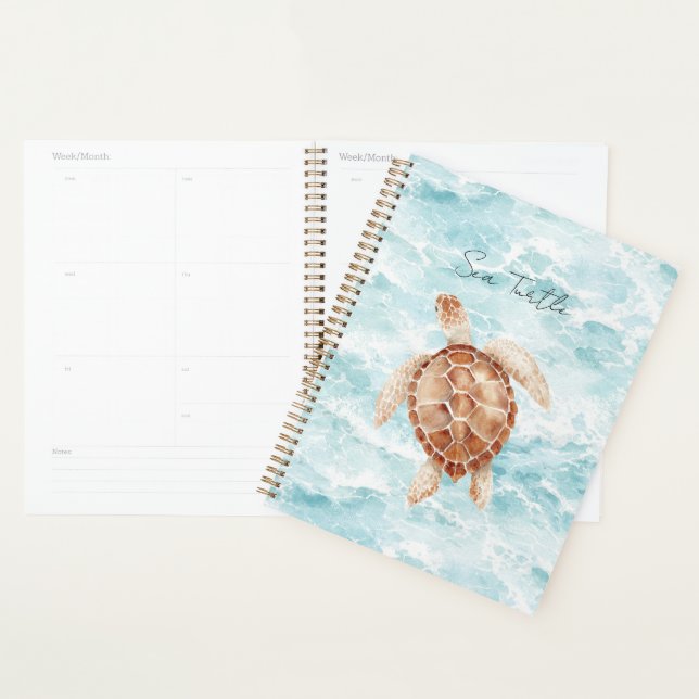 Ocean Sea Turtle Planner (Display)