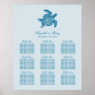 Ocean Sea Turtle, Sea Blue Beach Seating Chart