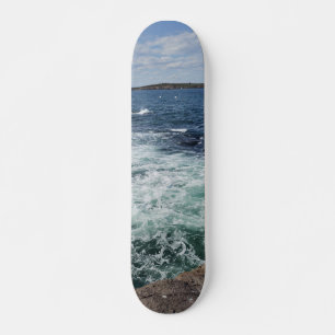 Ocean sea waves beach water blue wave skateboard
