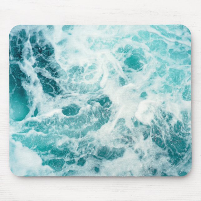 Ocean Sea Waves Mouse Mat (Front)
