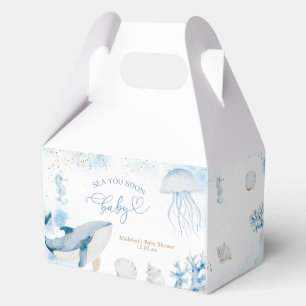 Ocean Sea You Soon Summer Baby Shower Favour Boxes