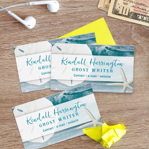 Ocean Seashells Custom Business Cards