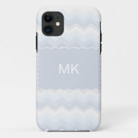 Ocean Shades Watercolor Chevron