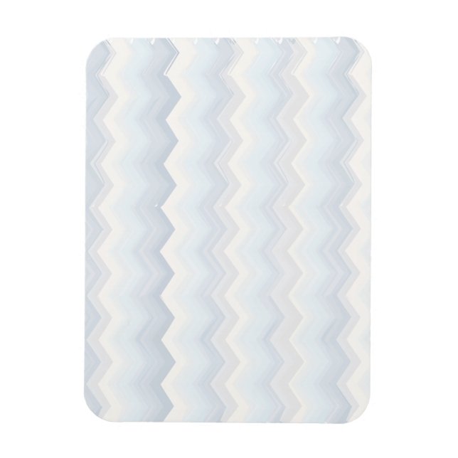 Ocean Shades Watercolor Chevron Magnet (Vertical)