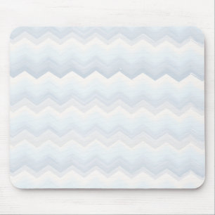 Ocean Shades Watercolor Chevron Mouse Mat