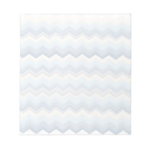 Ocean Shades Watercolor Chevron Notepad