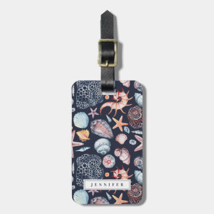 Ocean Shells Luggage Tag