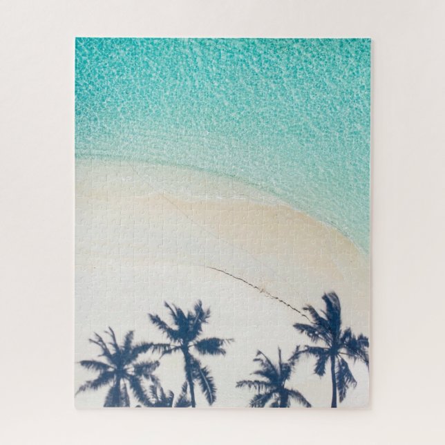 Ocean Shore Palm Tree Puzzle (Vertical)