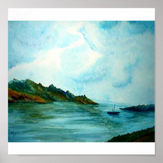 Ocean Shore Poster