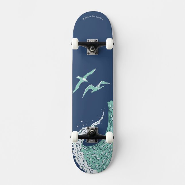 Ocean Skateboard, Sea Skateboard, Sea, ocean Decks Skateboard (Front)