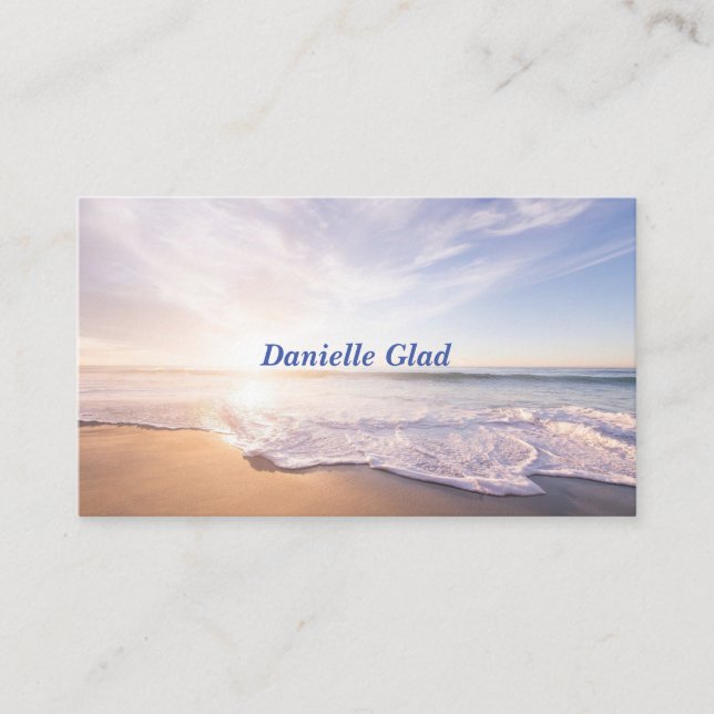 Ocean Sky Business Card (Front)