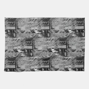 #OCEAN&SKY #THESURFINGMERMAID @ MAGHIE.ORG TEA TOWEL