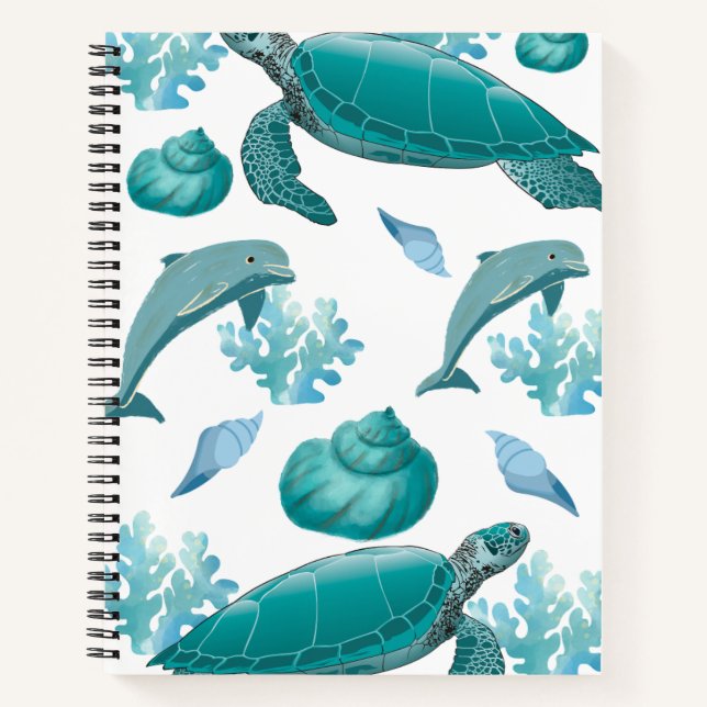 Ocean Soul Notebook | Beach-Inspired Aesthetic  (Front)