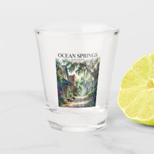 Ocean Springs USA Shot Glass