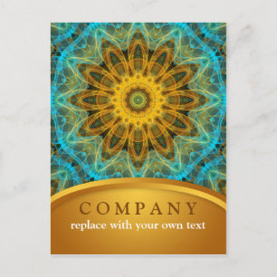 Ocean Star Mandala Postcard