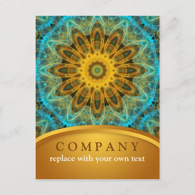 Ocean Star Mandala Postcard (Front)