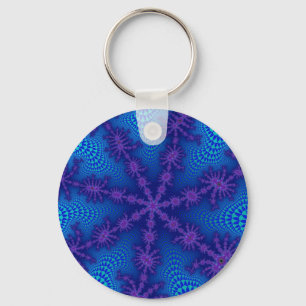 Ocean Starburst Key Ring