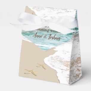 Ocean Starfish and Surf On Beach Favour Box