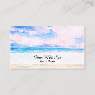 *~* Ocean Starfish Beach Travel Event Planner Business Card