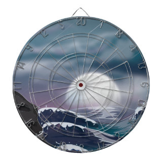 Ocean Storm Dartboard