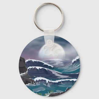Ocean Storm Key Ring