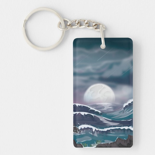 Ocean Storm Key Ring (Front)