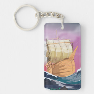 Ocean Storm Key Ring