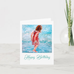 Ocean Stroll Birthday Card