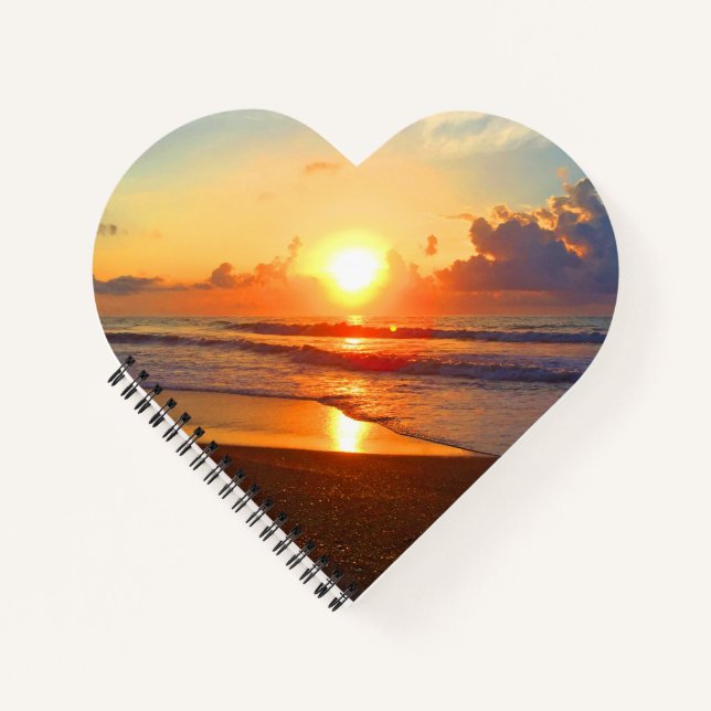 Ocean Sun Poster Notebook (Front)