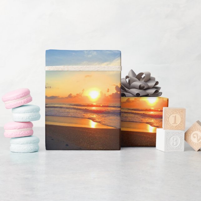 Ocean Sun Wrapping Paper (Baby Shower)