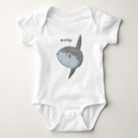 Ocean sunfish mola mola cute cartoon