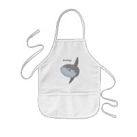 Ocean sunfish mola mola cute cartoon