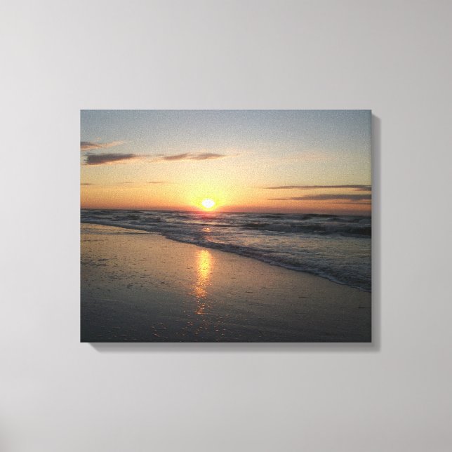 Ocean Sunrise Canvas Print (Front)