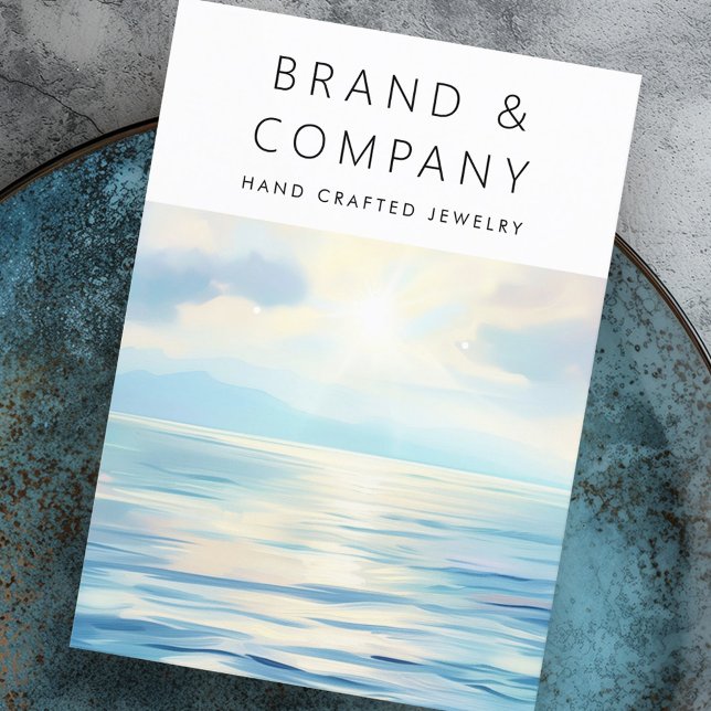 Ocean sunrise earring display card (Ocean sunrise earring display card)