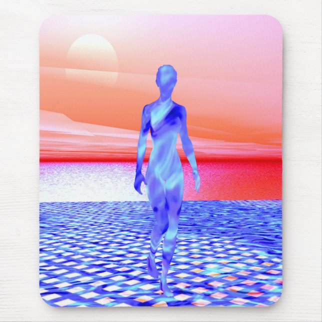 Ocean Sunrise Mouse Mat (Front)