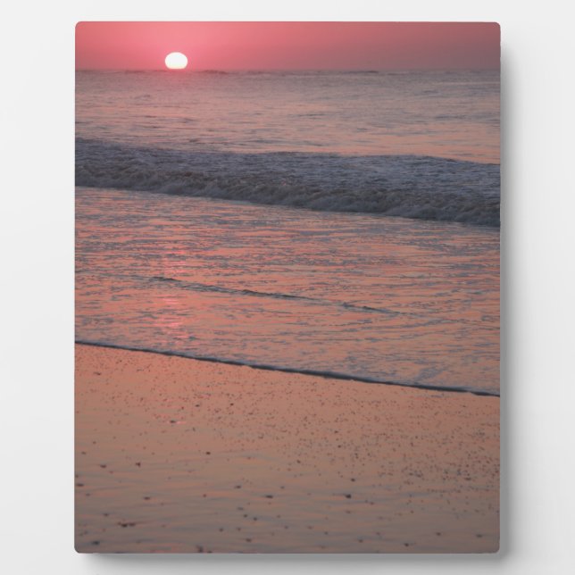 Ocean Sunrise Plaque (Front)
