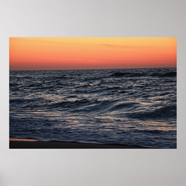Ocean Sunrise Poster #4608 (Front)