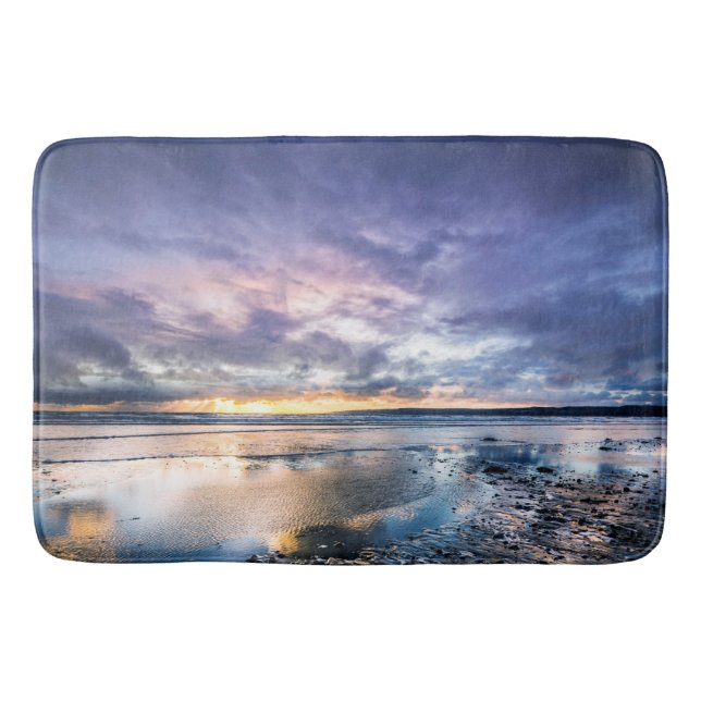 Ocean Sunset Bath Mat (Front)