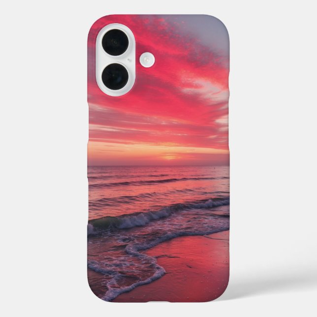 Ocean Sunset, Beach Vibe, Summer Gift, Nature Love Case-Mate iPhone Case (Back)