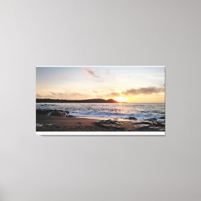Ocean Sunset Canvas Print (Front)