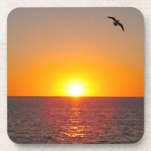 Ocean Sunset Coaster Set