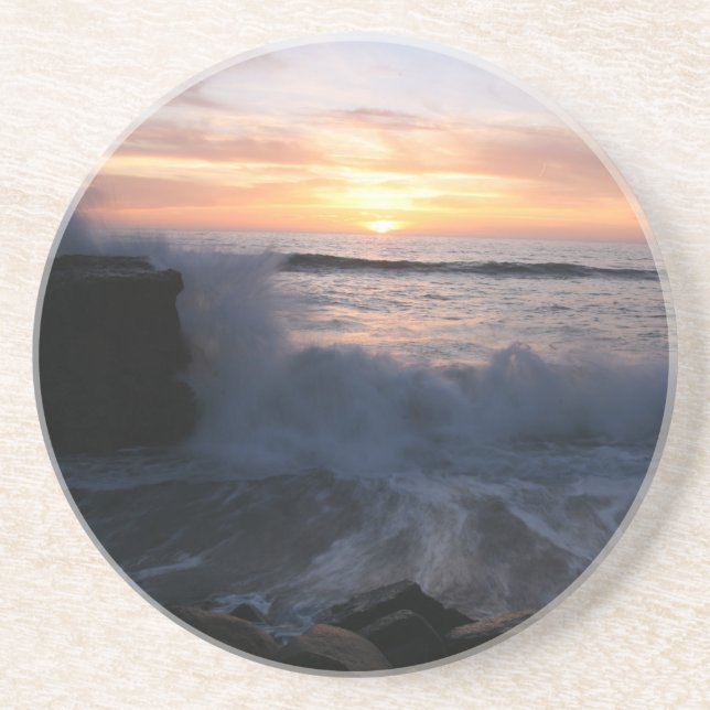 Ocean sunset coasters (Front)