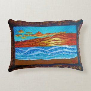 Ocean Sunset Decorative Cushion