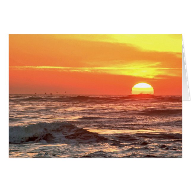 Ocean Sunset Display (Front Horizontal)