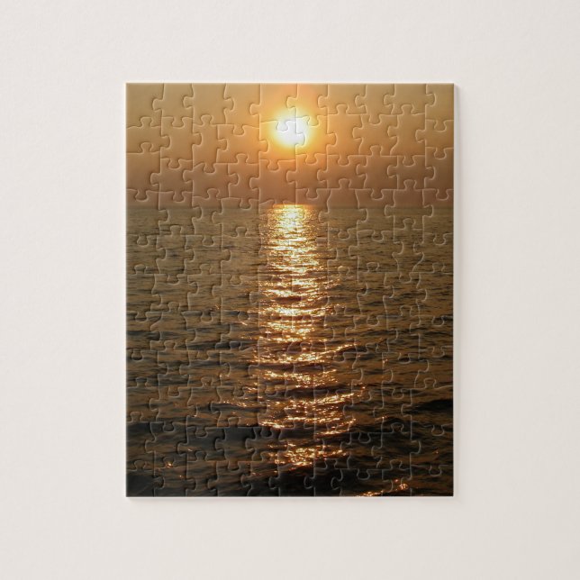 Ocean Sunset Jigsaw Puzzle (Vertical)