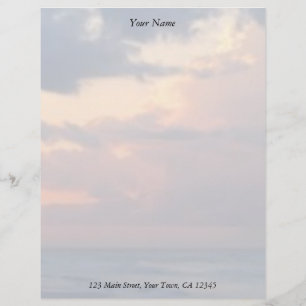 Ocean Sunset, Letterhead