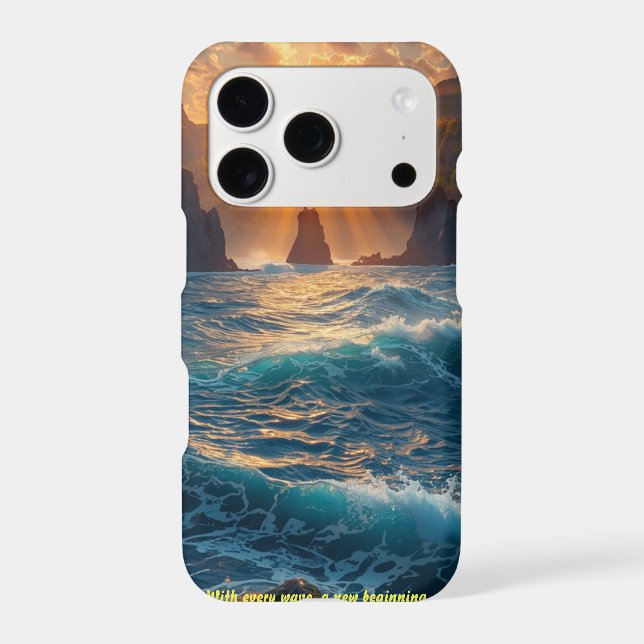 Ocean Sunset Mountain Quote Nature (Back)