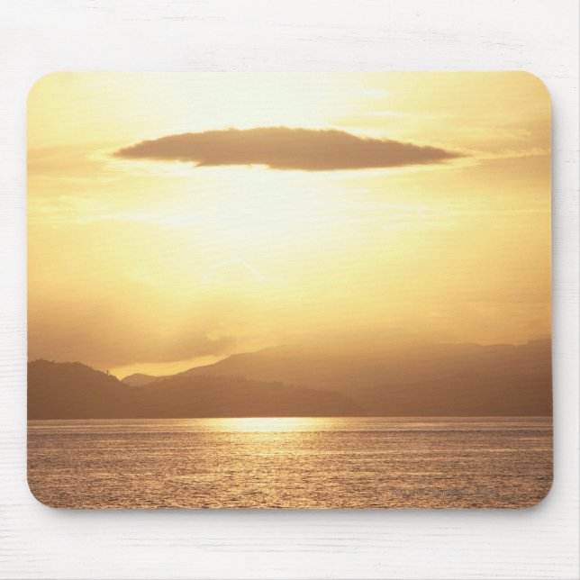 Ocean sunset mouse mat (Front)